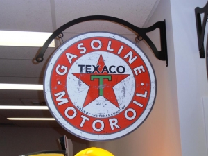 Texaco Swinging Wall Mount Sign