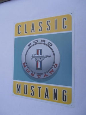 Mustang Classic Ford Metal Sign