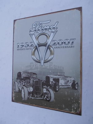 Ford 75th Anniversary Metal Sign