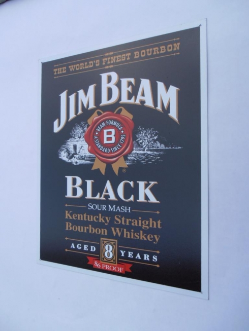 Jim Beam Black Advertising Sign