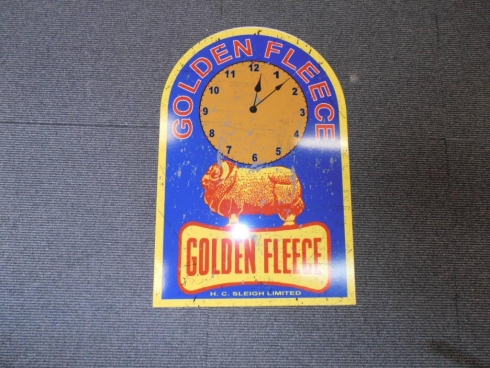Golden Fleece Service Station Clock